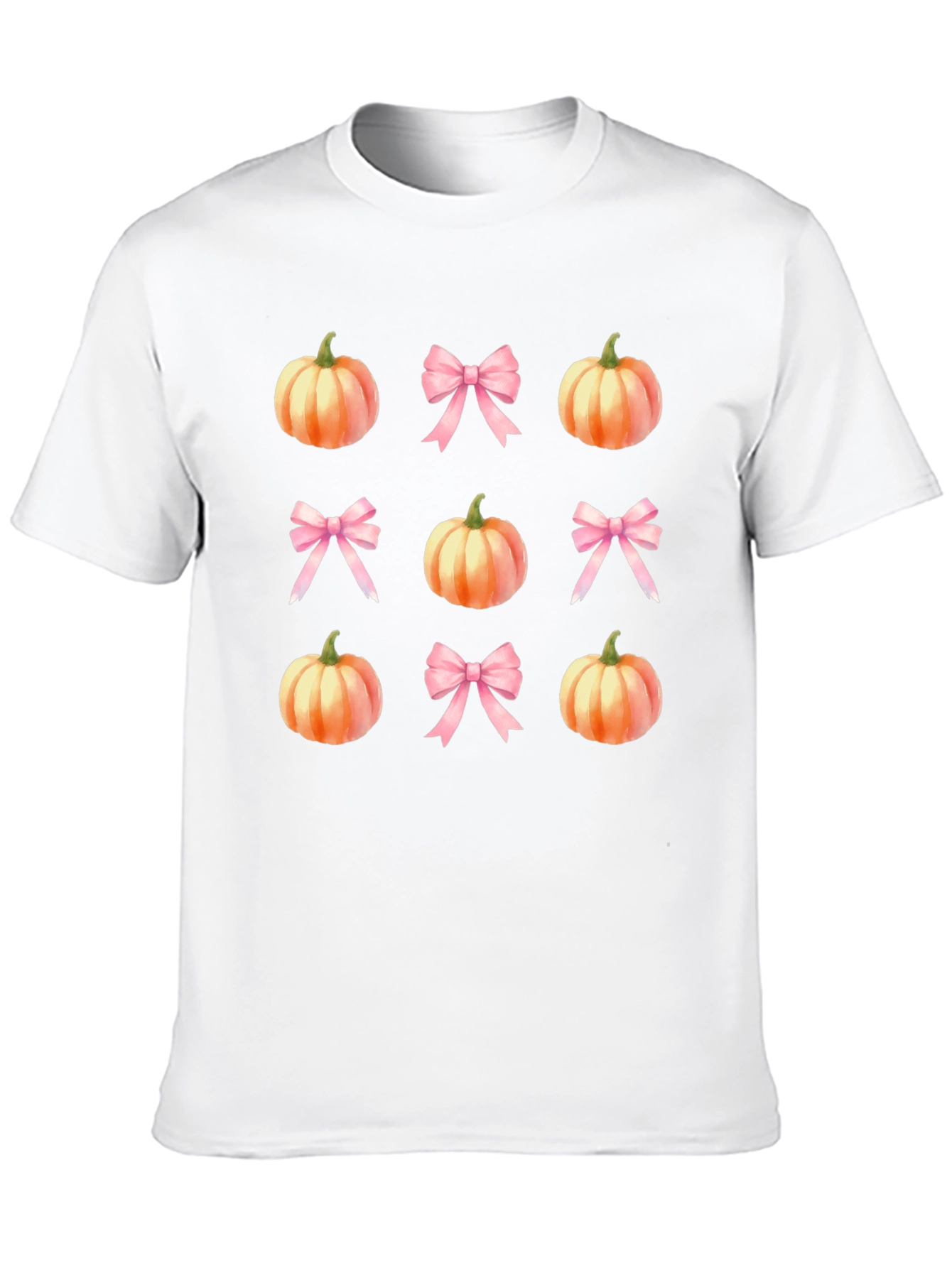 Pumpkin & Bow T-Shirt: Fall Festive Style