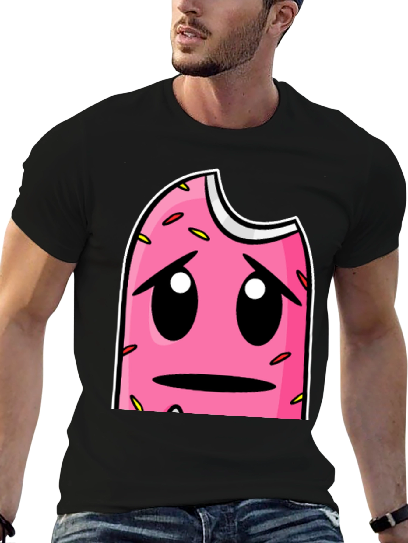 Sad Donut Graphic T-Shirt