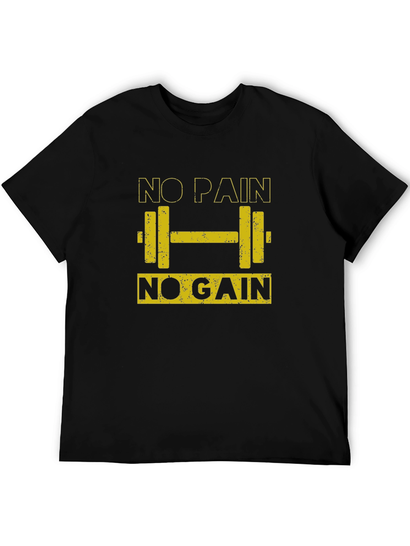 No Pain No Gain Graphic T-Shirt - Gym Motivation