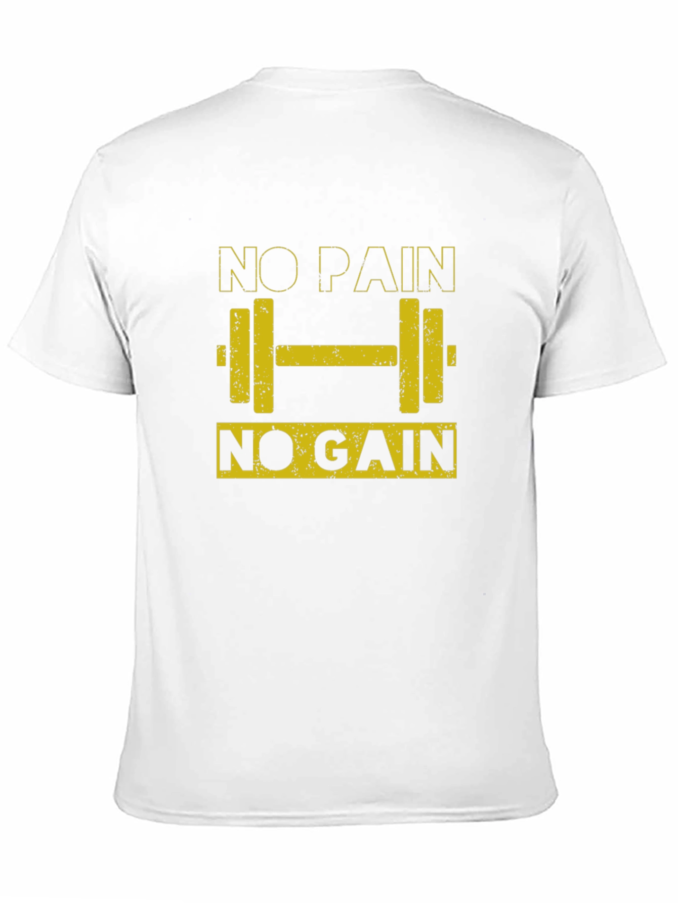 No Pain No Gain Graphic T-Shirt - Gym Motivation