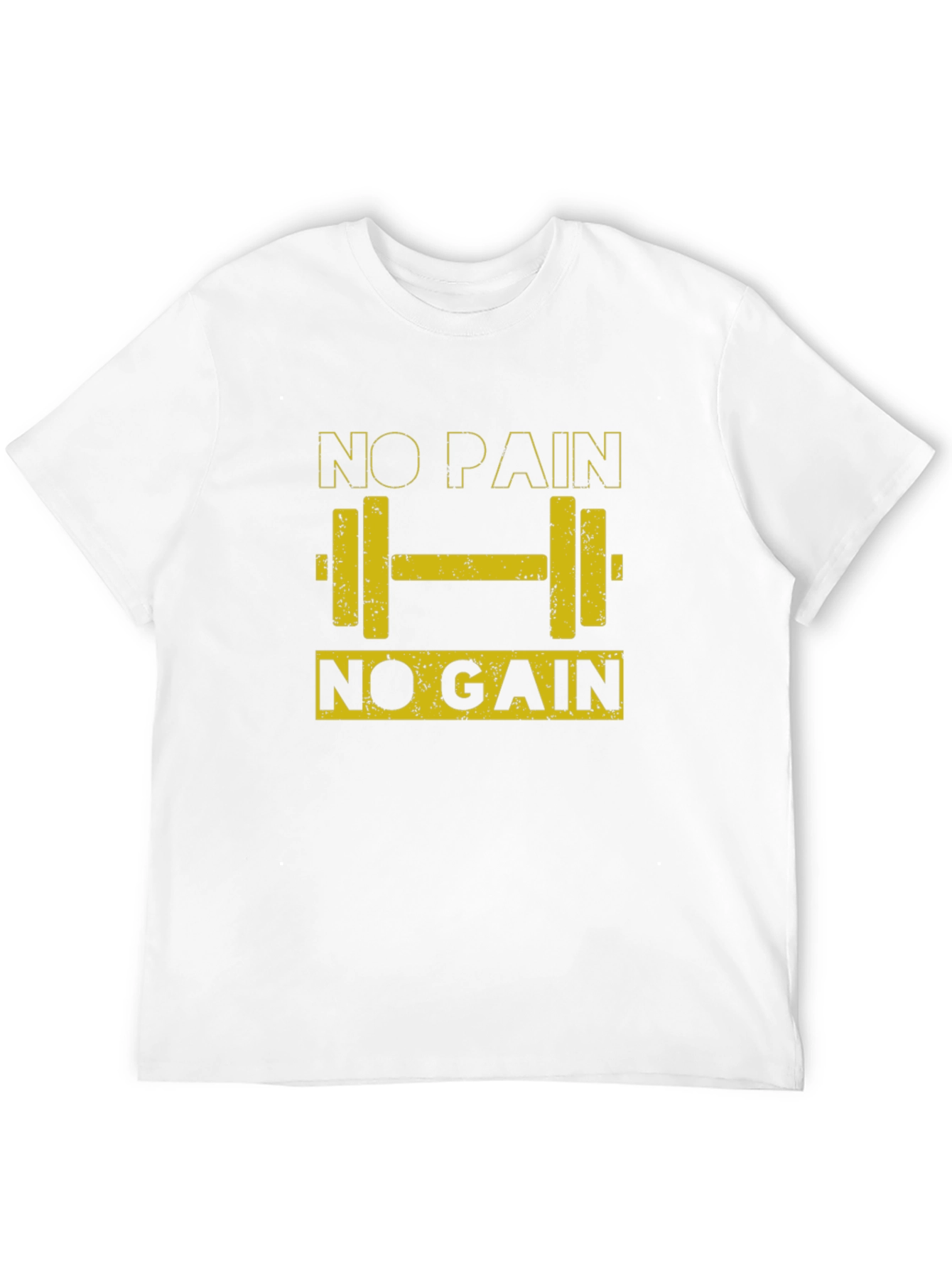 No Pain No Gain Graphic T-Shirt - Gym Motivation