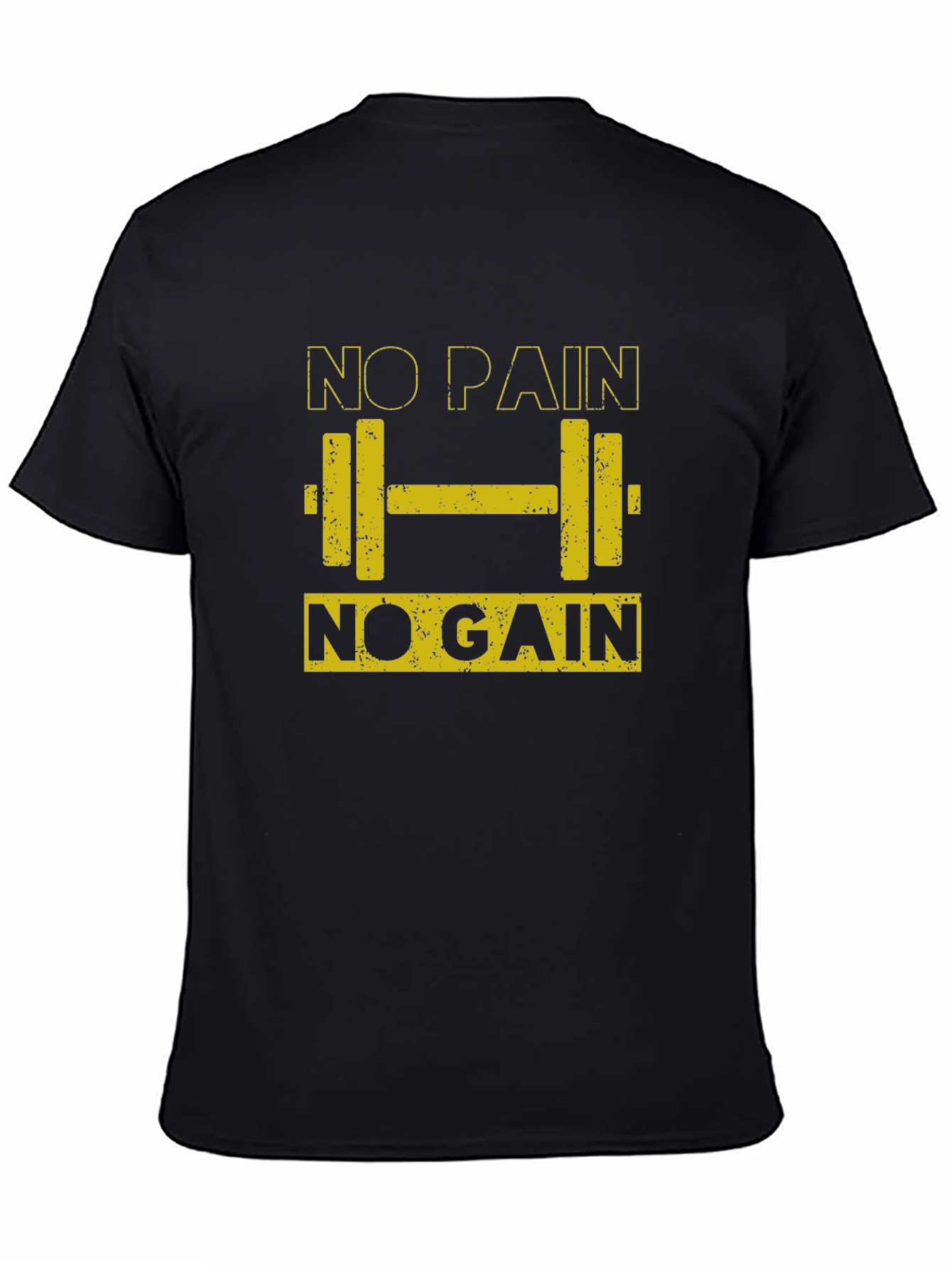 No Pain No Gain Graphic T-Shirt - Gym Motivation