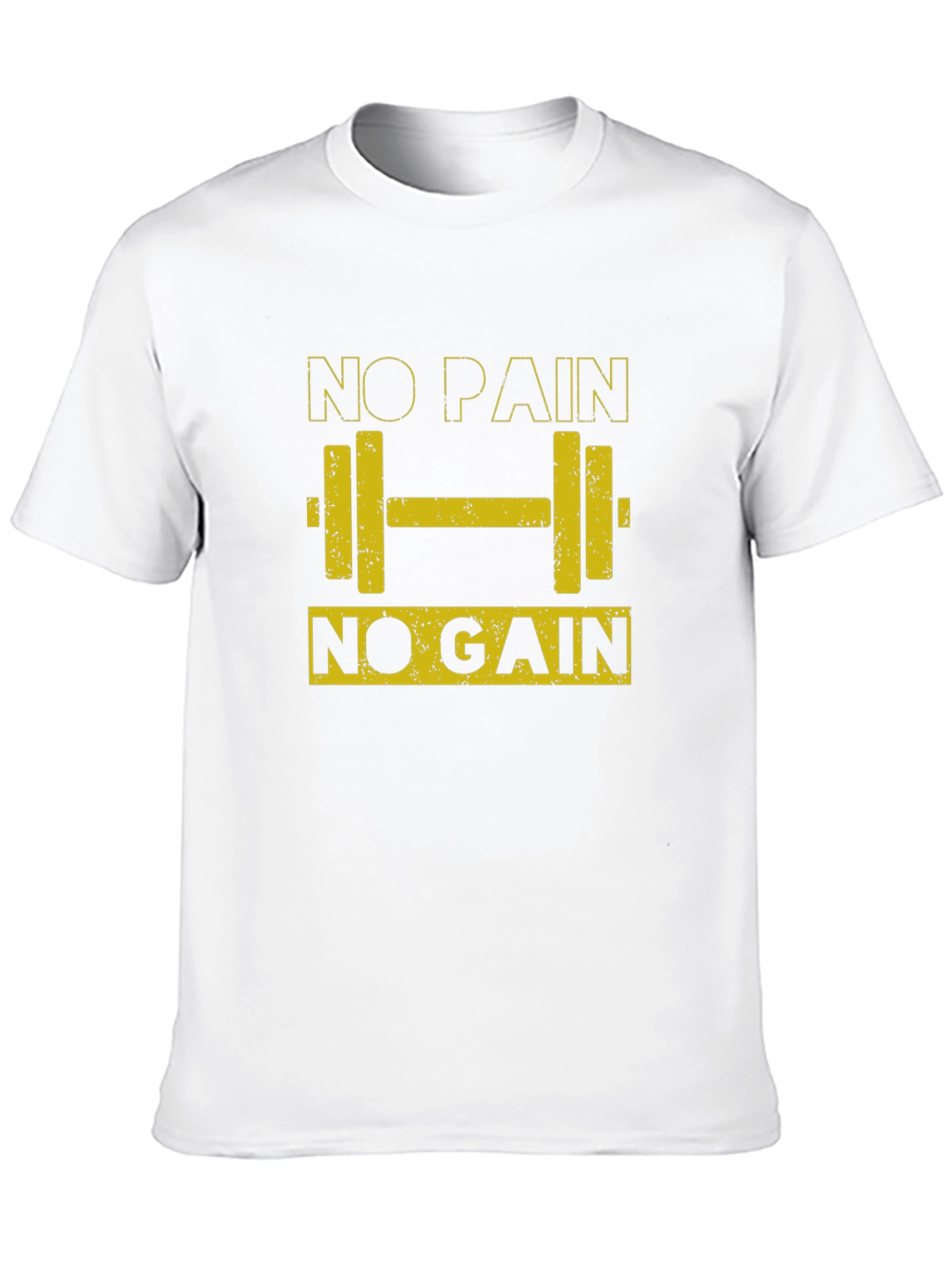 No Pain No Gain Graphic T-Shirt - Gym Motivation