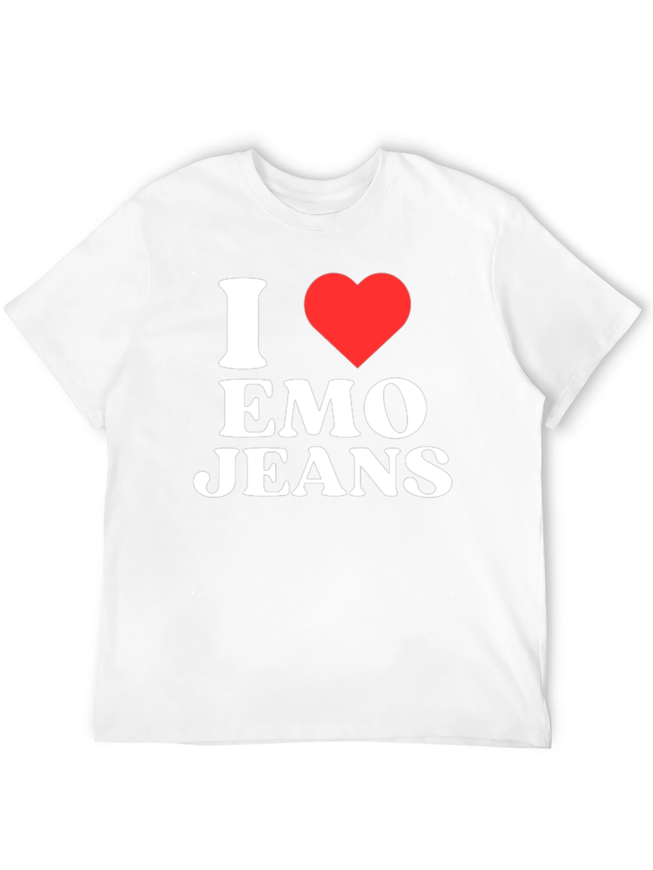 I Heart Emo Jeans Black T-Shirt