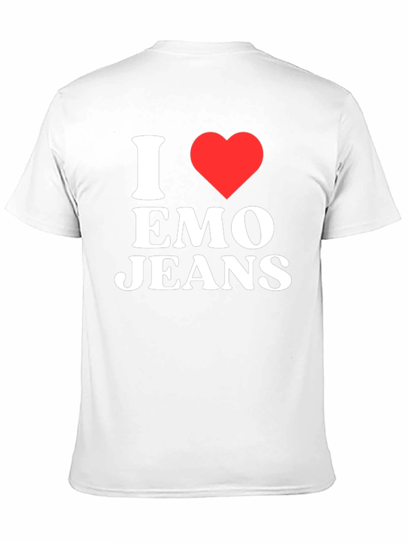 I Heart Emo Jeans Black T-Shirt