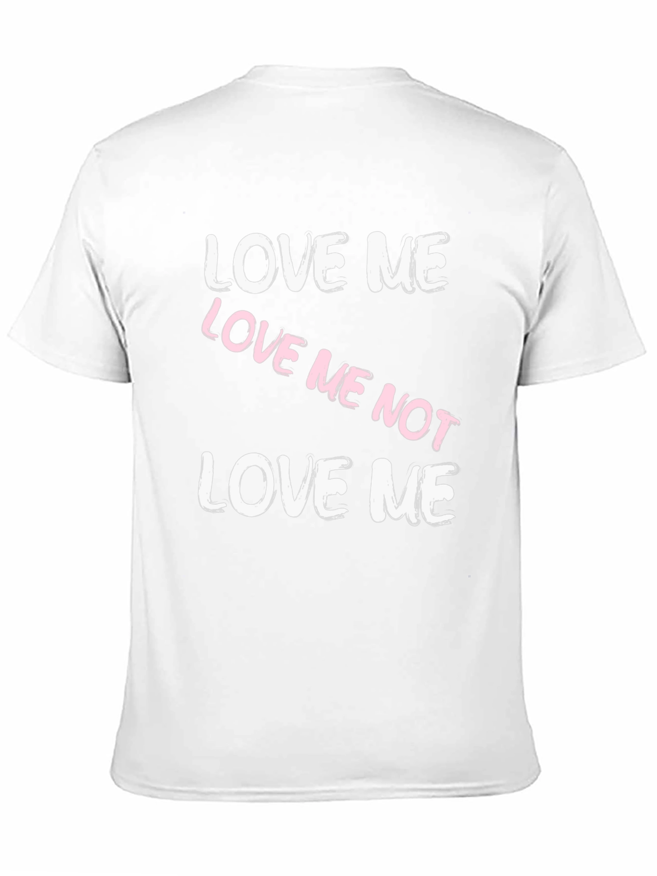 Love Me Not Black Graphic Tee