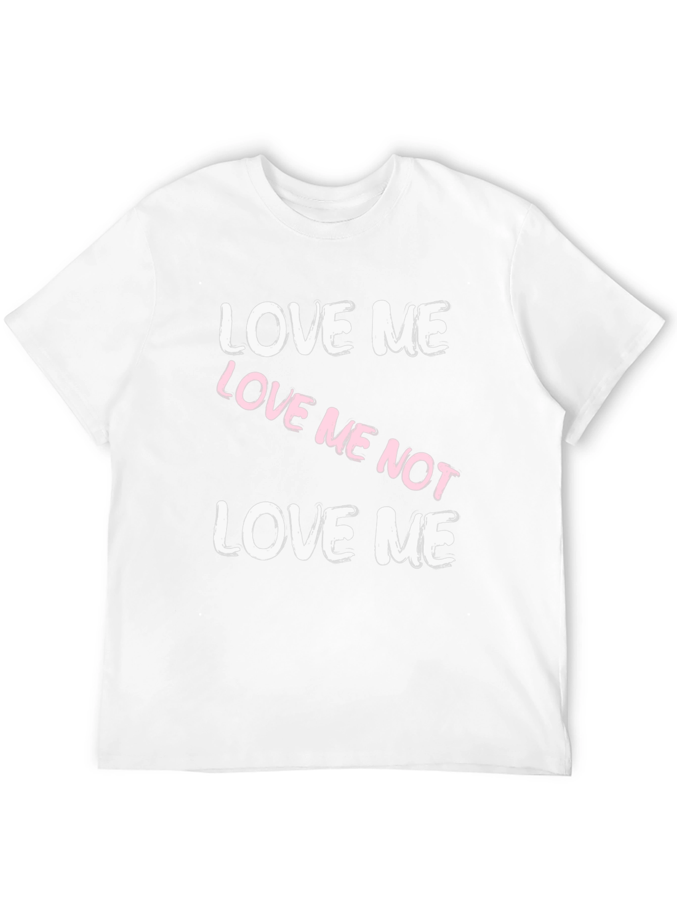 Love Me Not Black Graphic Tee