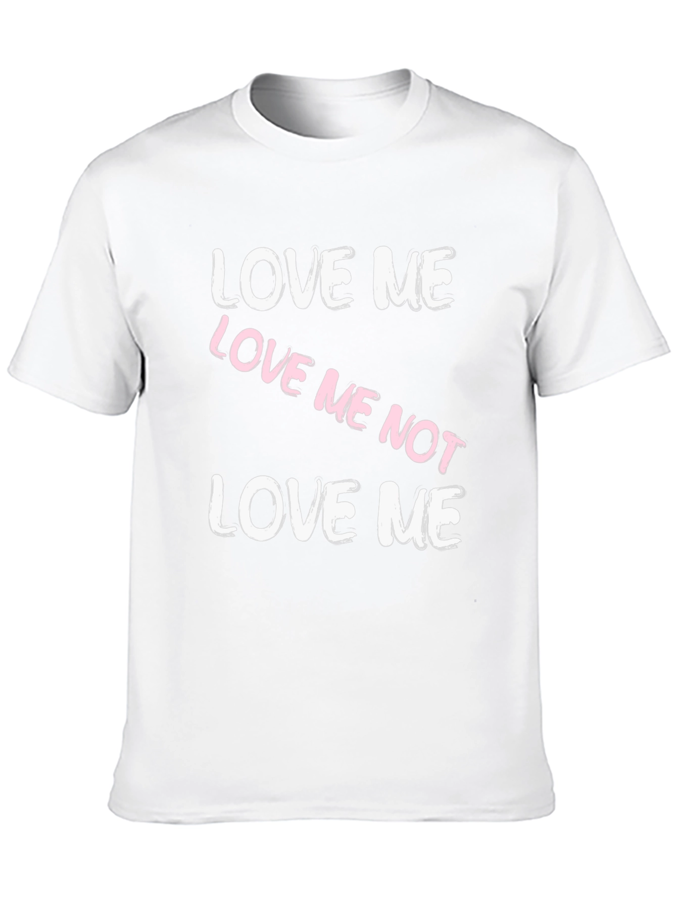 Love Me Not Black Graphic Tee