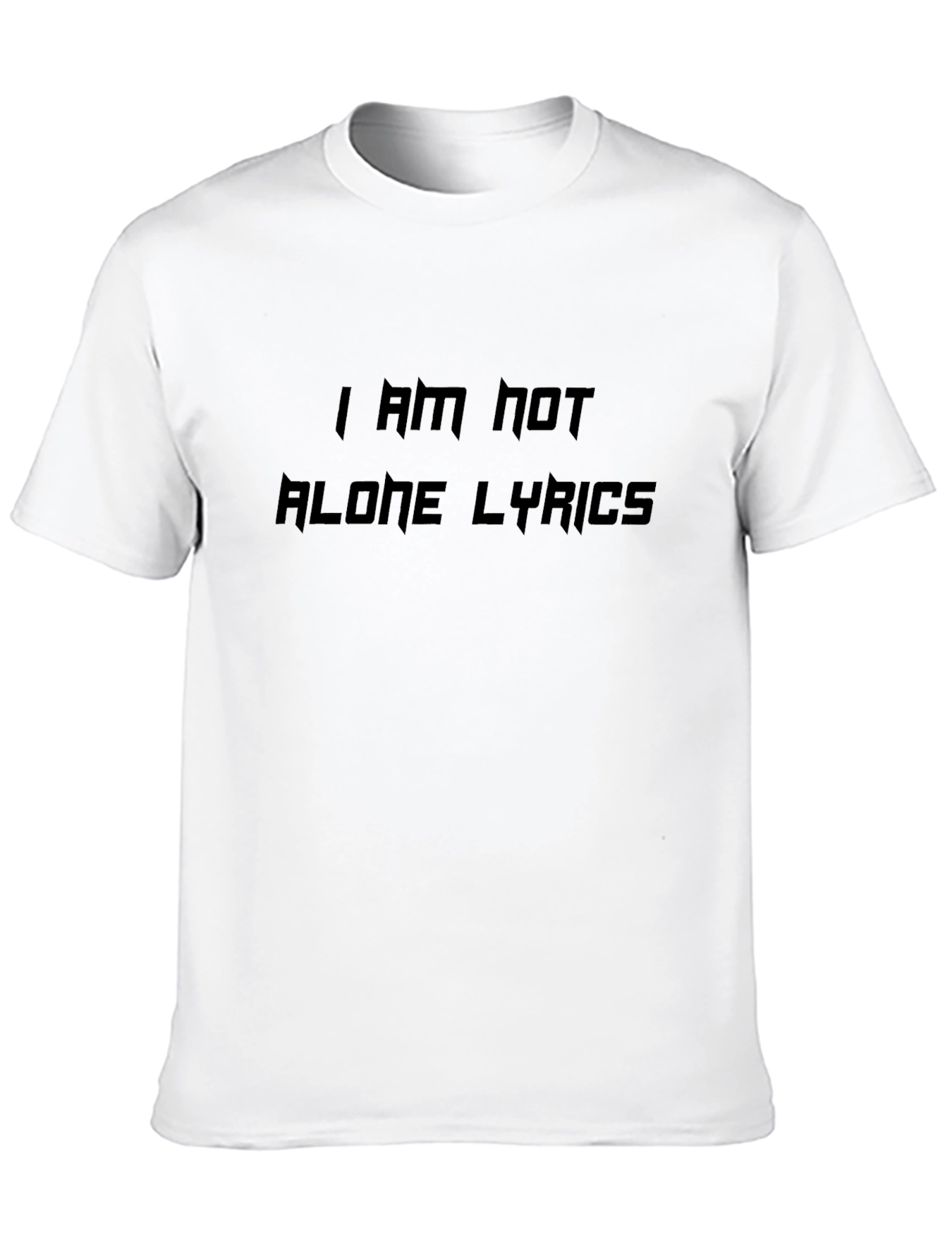 I am Not Alone Lyrics Black Tee