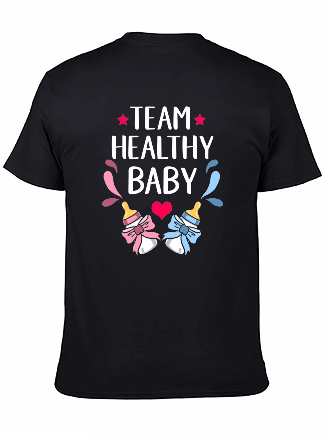 Team Healthy Baby Gender Reveal T-Shirt