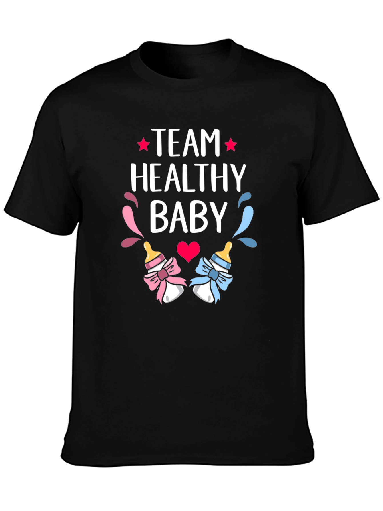 Team Healthy Baby Gender Reveal T-Shirt