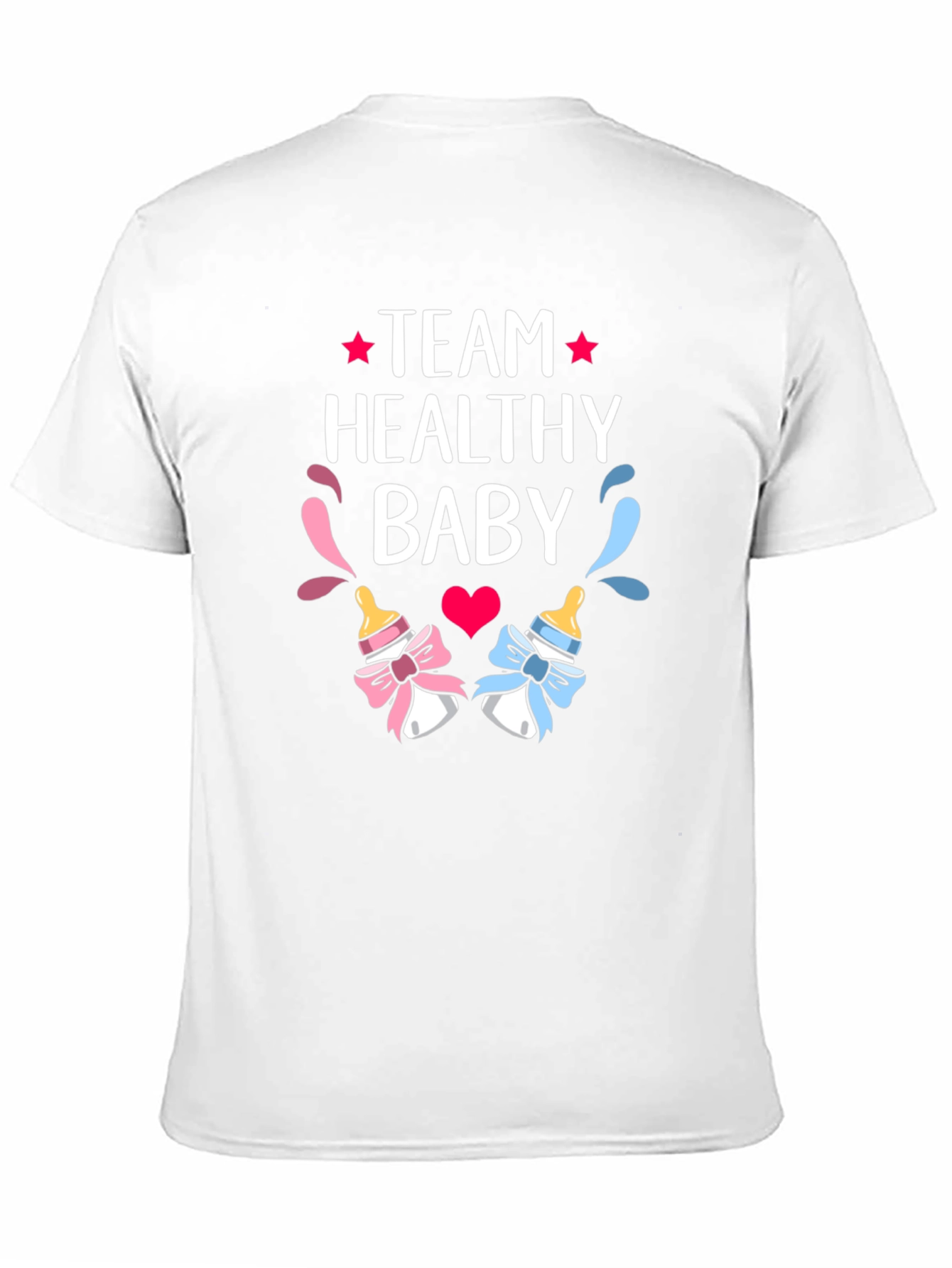 Team Healthy Baby Gender Reveal T-Shirt