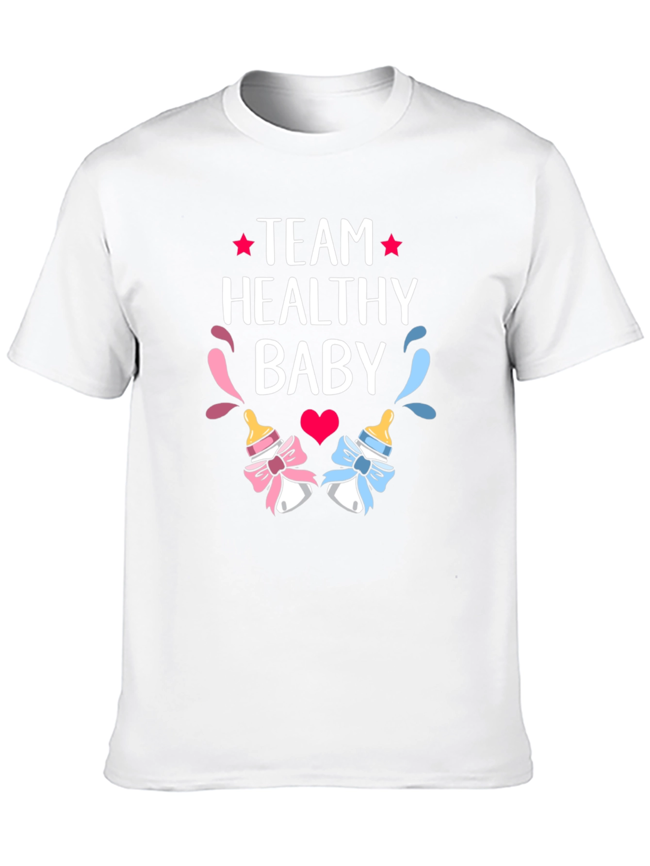 Team Healthy Baby Gender Reveal T-Shirt
