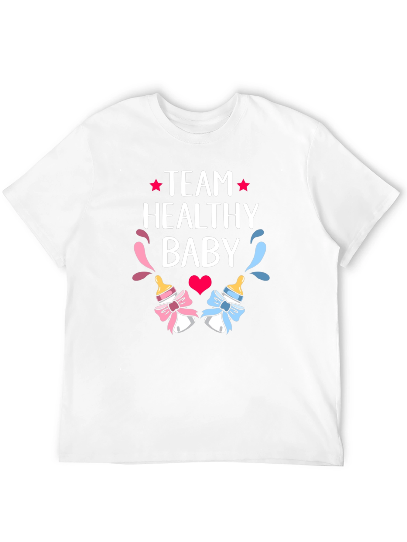 Team Healthy Baby Gender Reveal T-Shirt