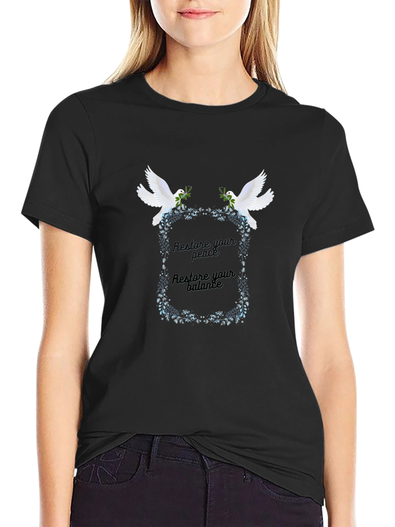 Peace & Balance Dove Graphic Tee - Unisex
