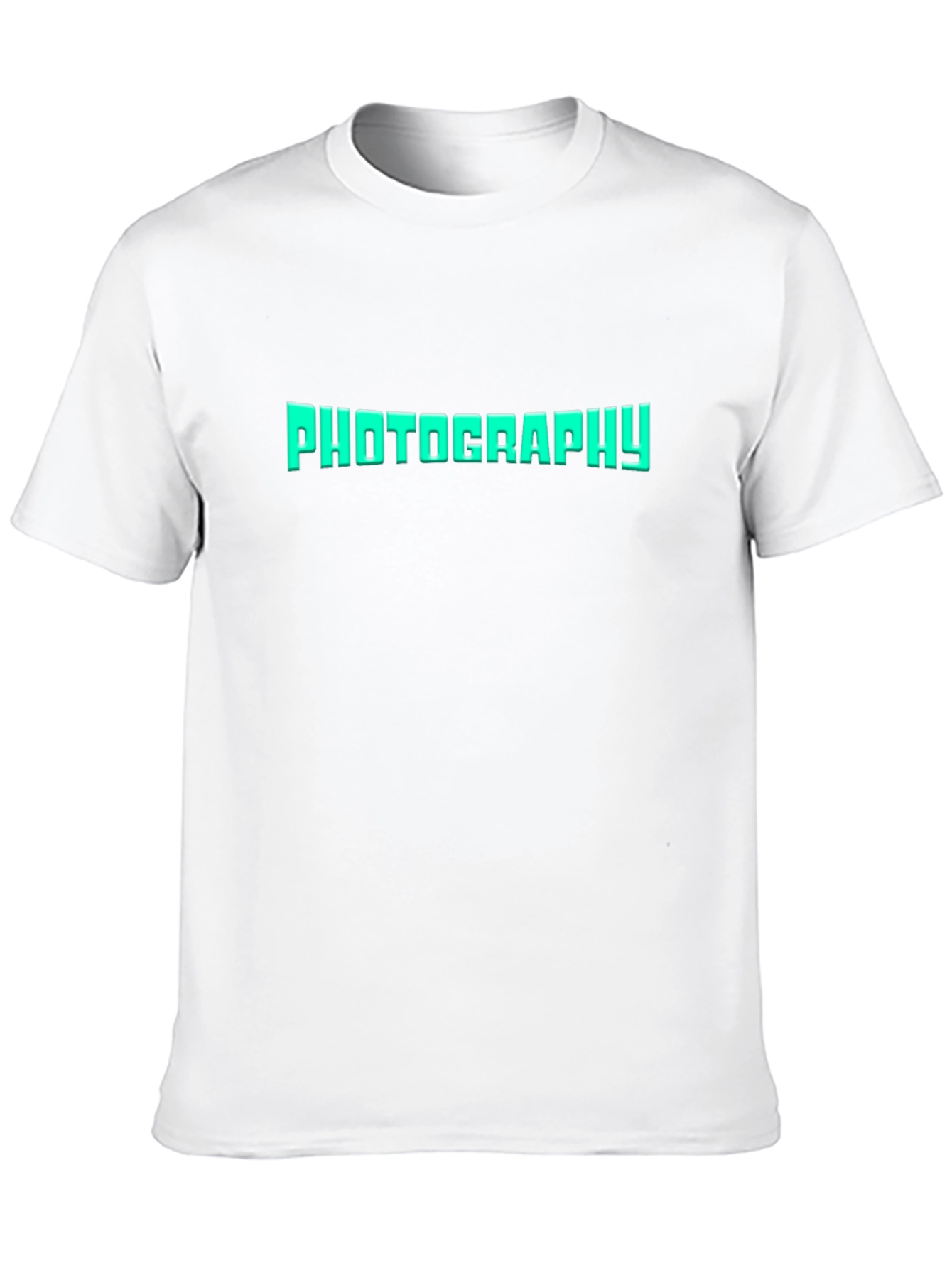 Photography Tee - Black Cotton Graphic T-Shirt