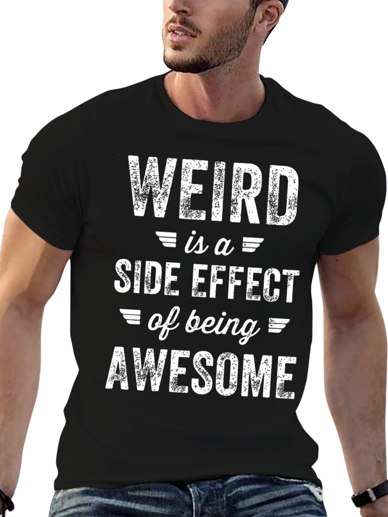 Weird is Awesome T-Shirt - Funny Slogan Tee