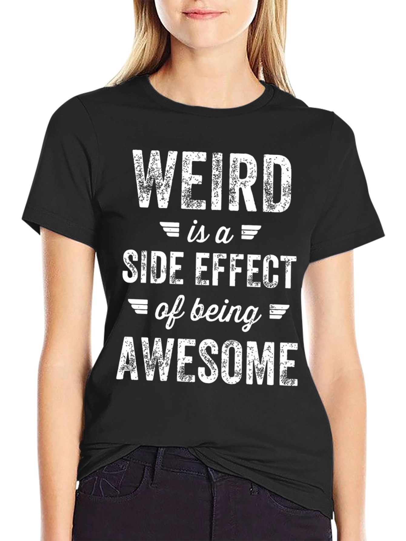Weird is Awesome T-Shirt - Funny Slogan Tee