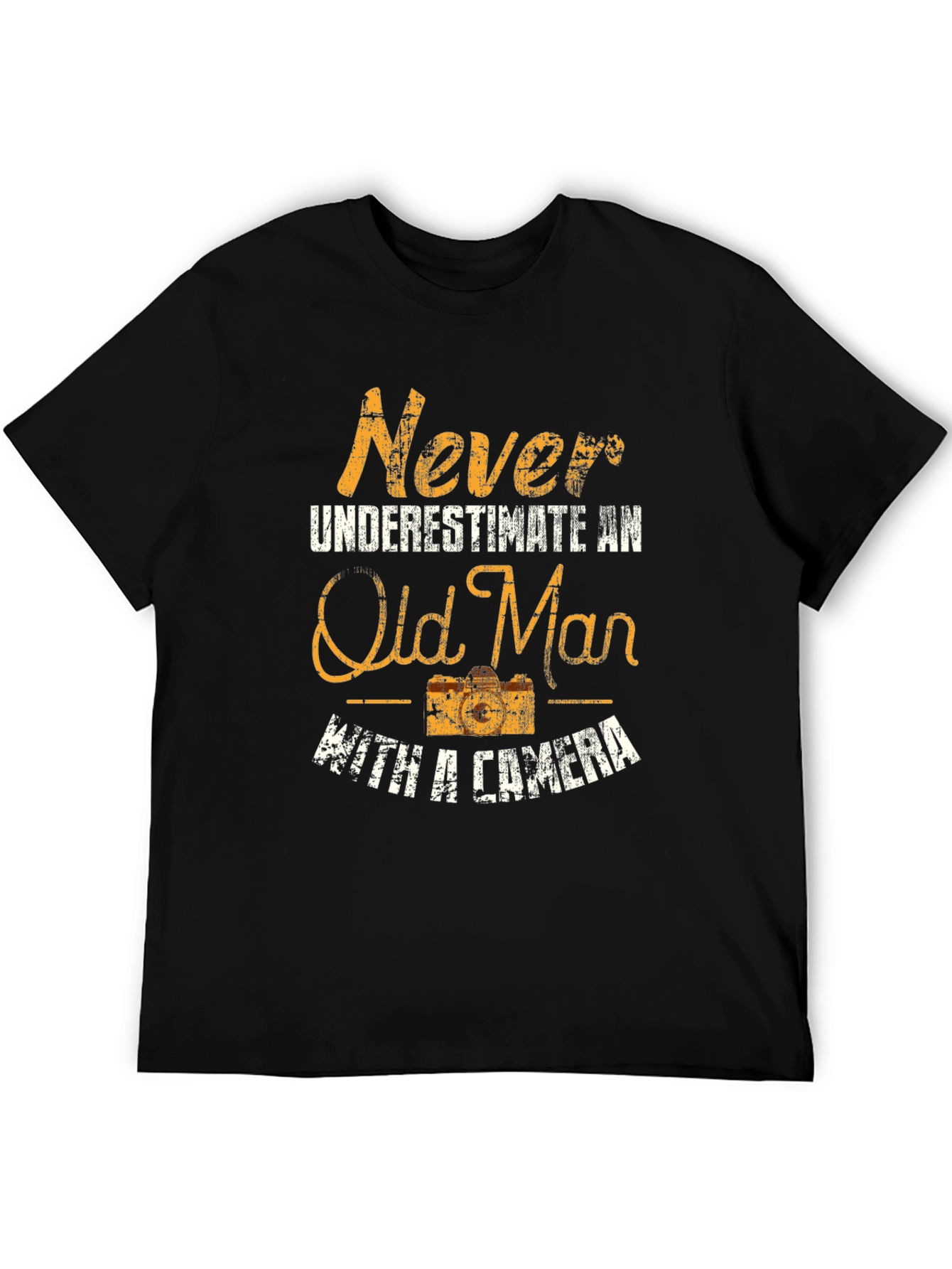 Old Man Camera T-Shirt