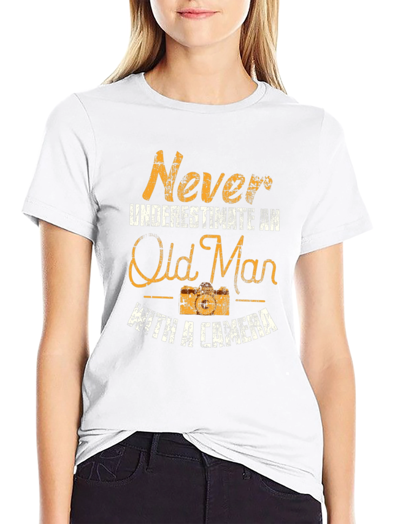 Old Man Camera T-Shirt