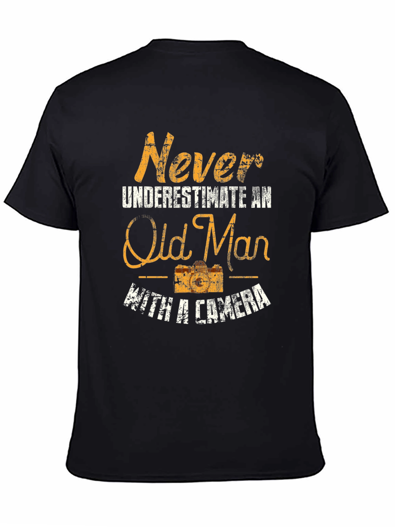 Old Man Camera T-Shirt