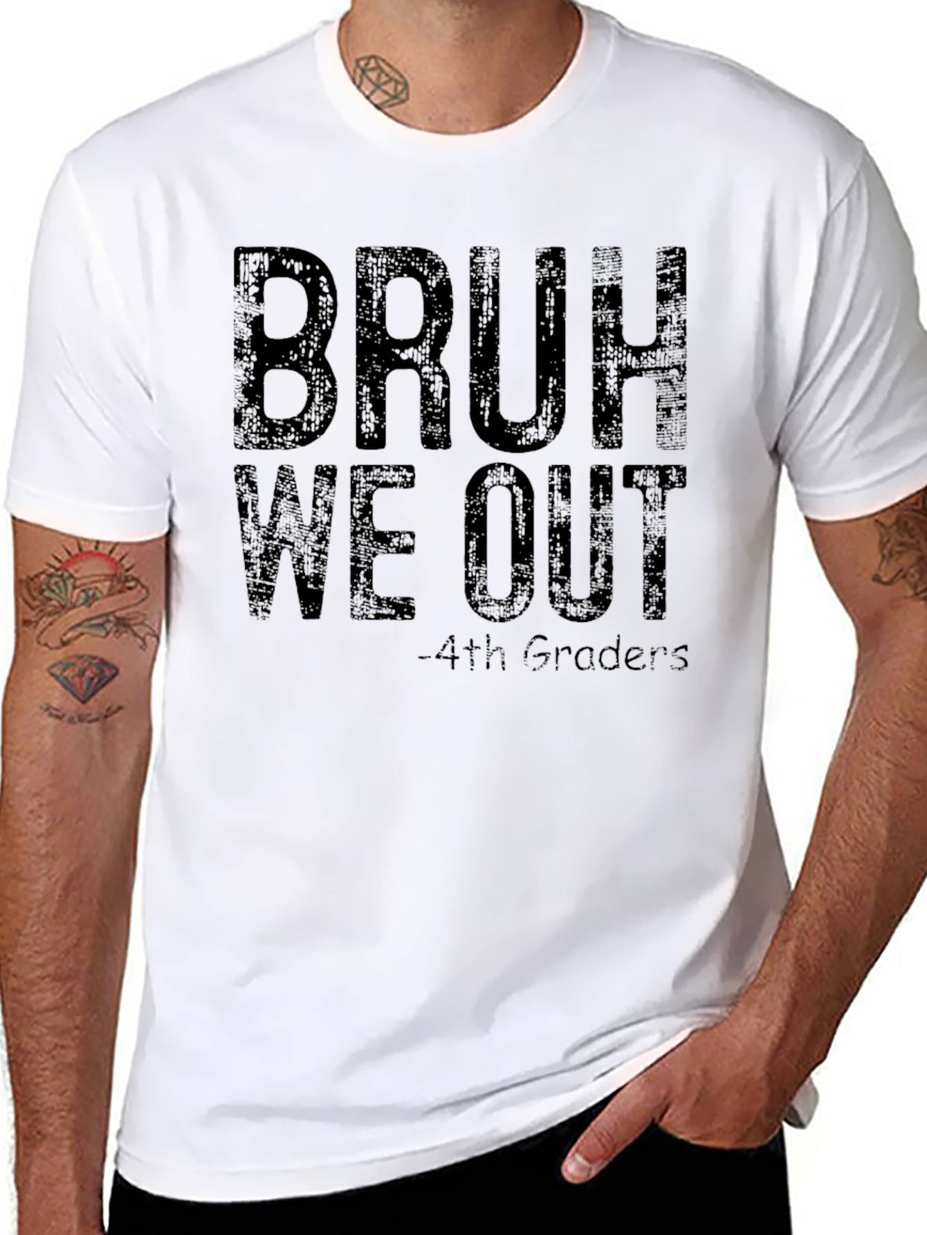Bruh We Out - 4th Graders T-Shirt