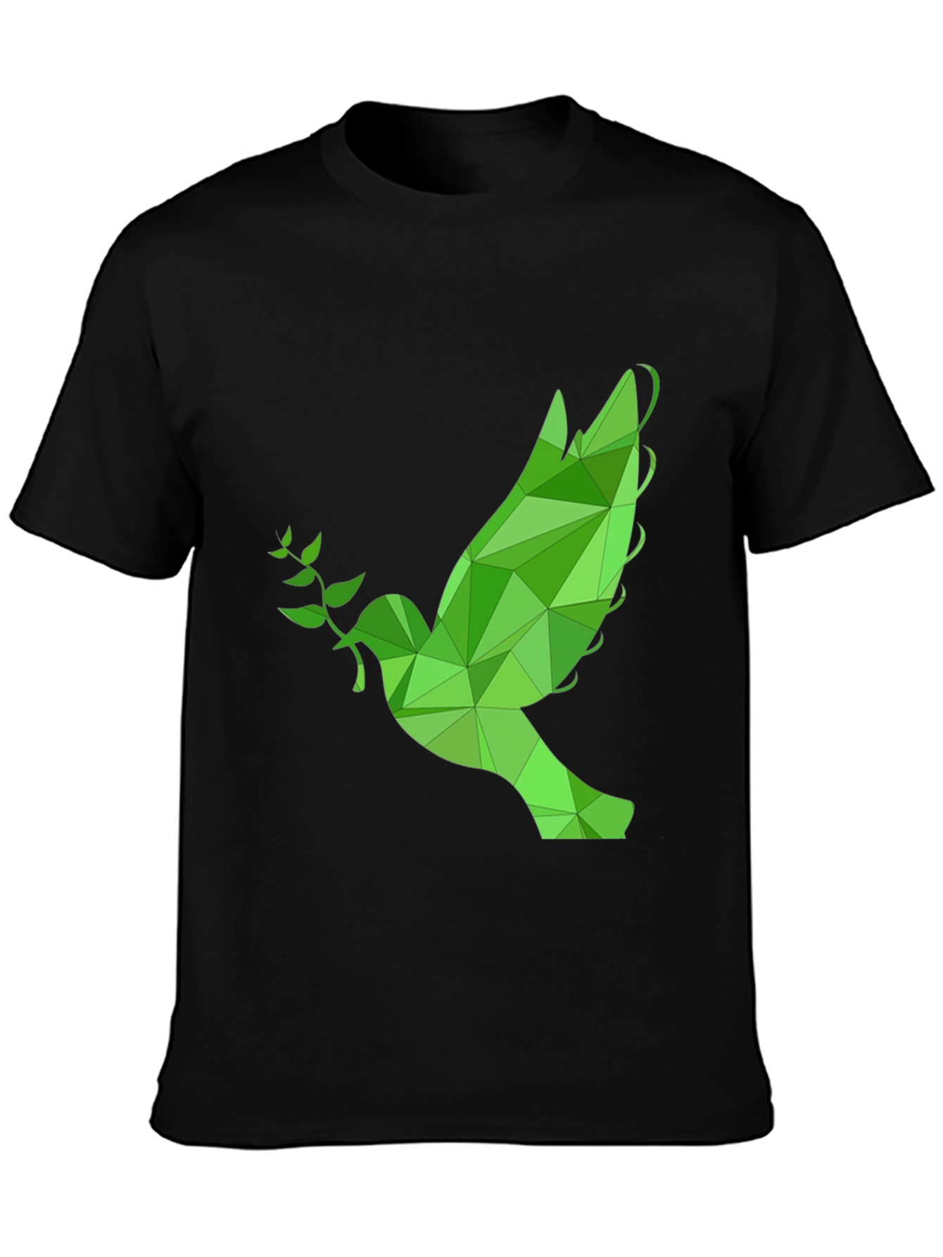 Geometric Peace Dove T-Shirt - Stylish Graphic Tee