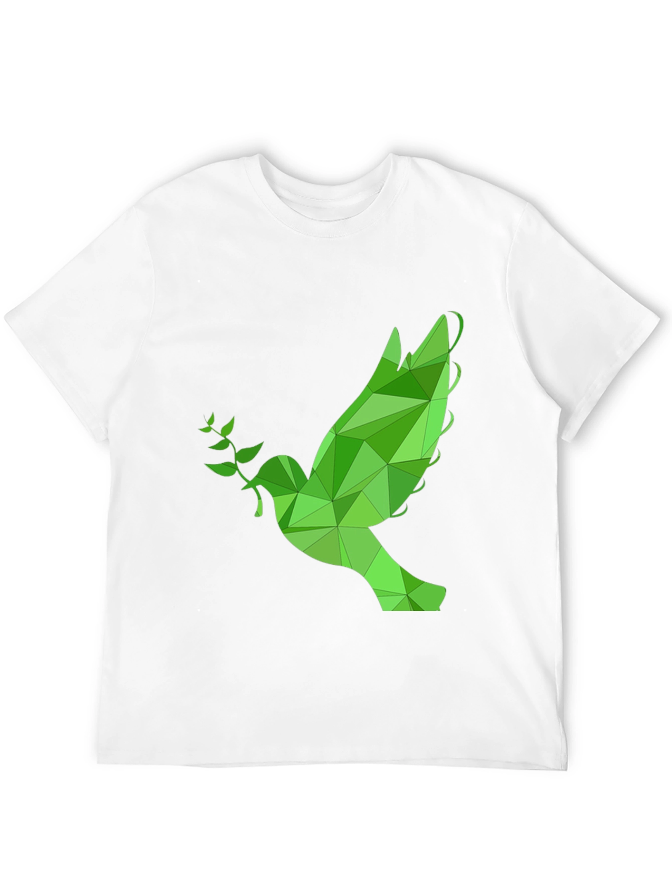 Geometric Peace Dove T-Shirt - Stylish Graphic Tee
