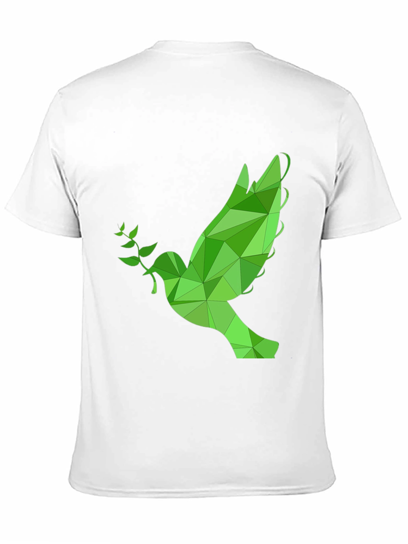 Geometric Peace Dove T-Shirt - Stylish Graphic Tee