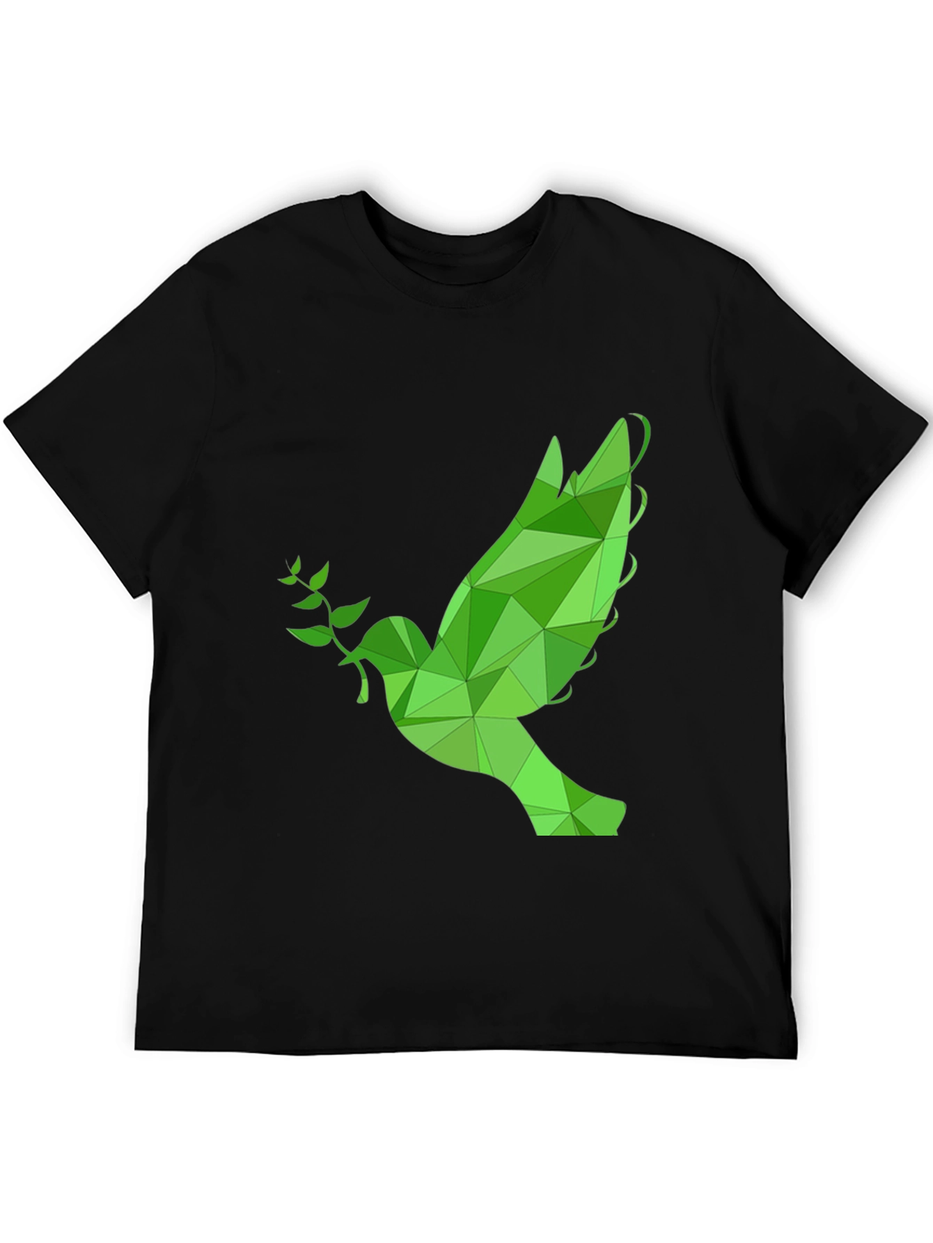 Geometric Peace Dove T-Shirt - Stylish Graphic Tee