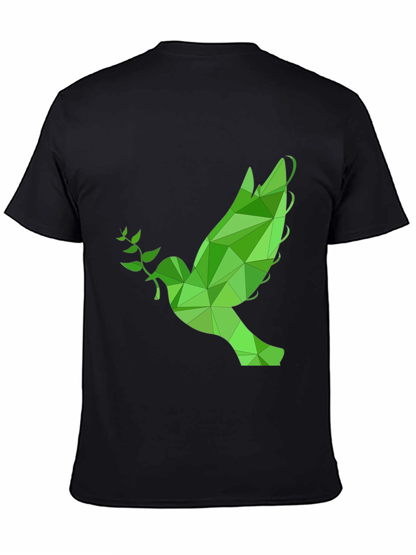 Geometric Peace Dove T-Shirt - Stylish Graphic Tee