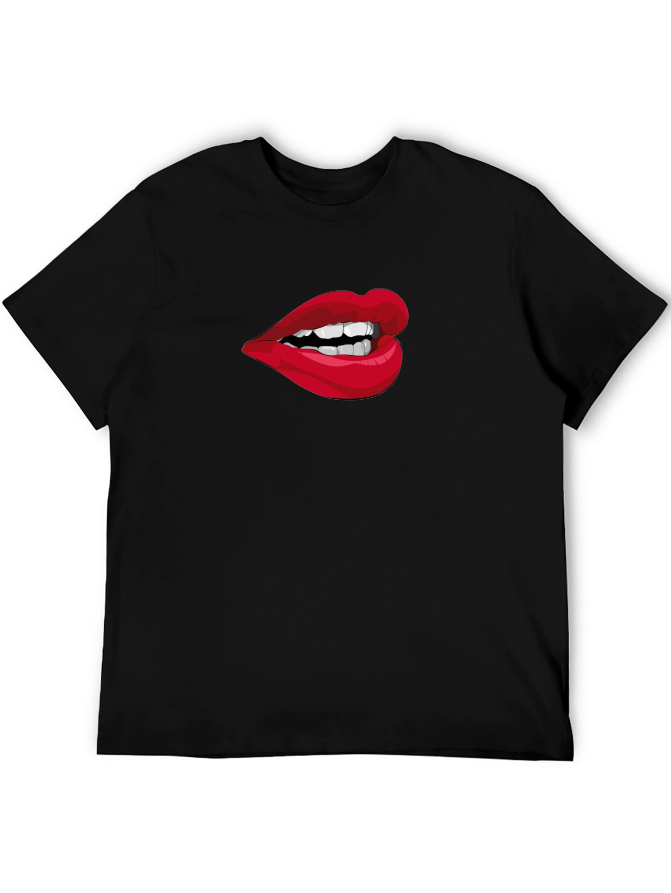 Bold Lips Graphic Tee - Stylish & Edgy!