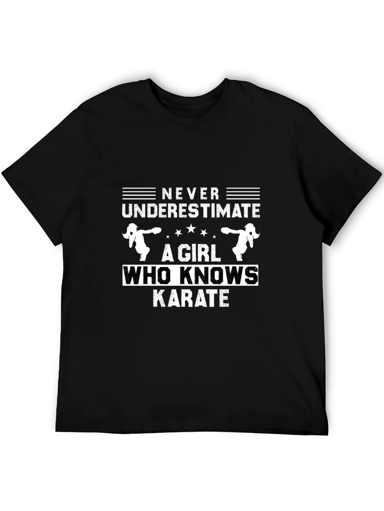 Karate Girl Graphic Tee - Never Underestimate