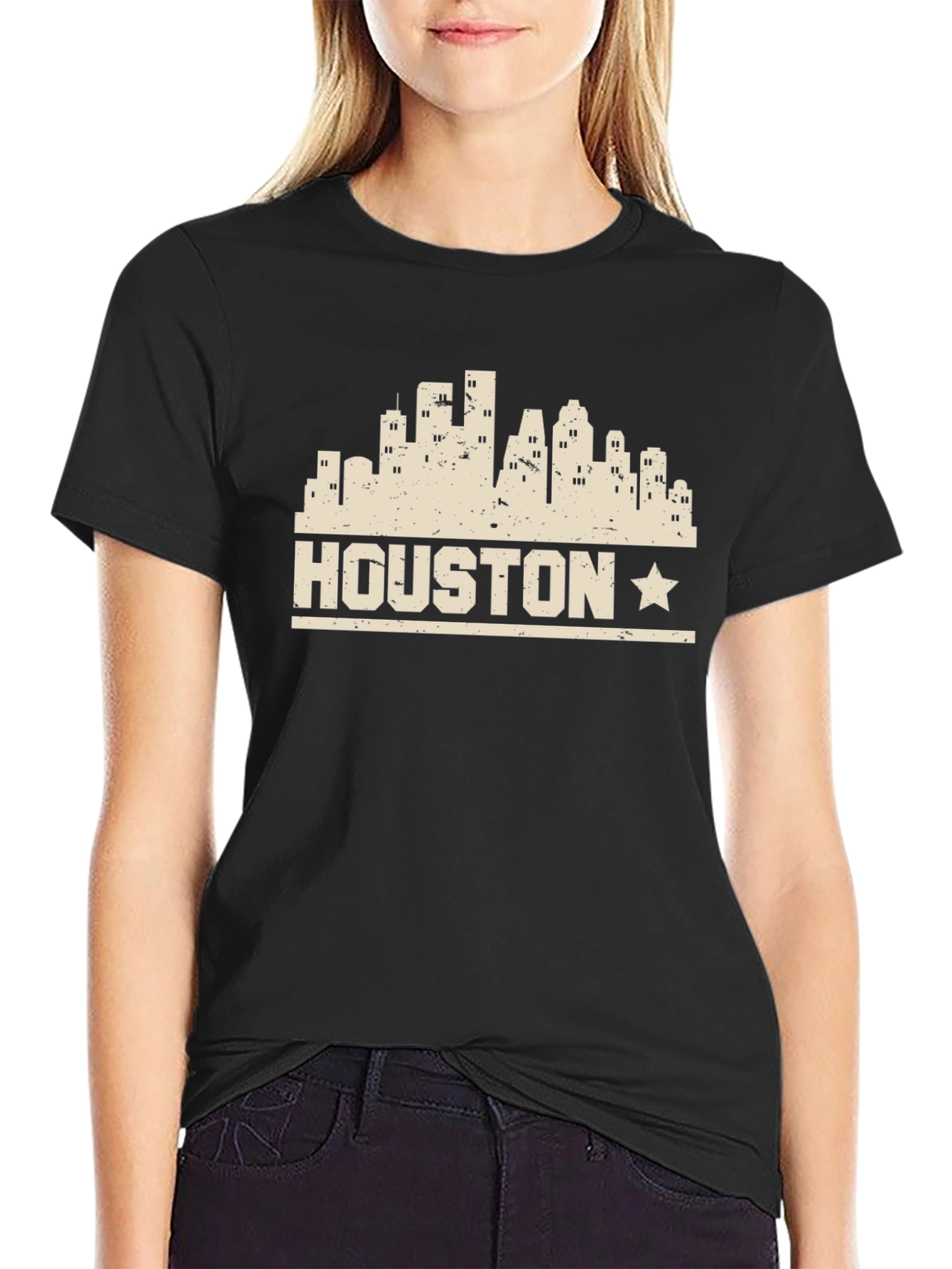 Houston Skyline Graphic T-Shirt - City Pride Tee