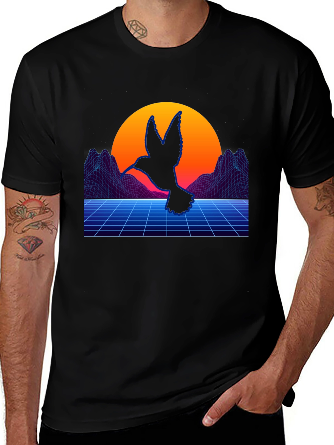 Retro Hummingbird T-Shirt