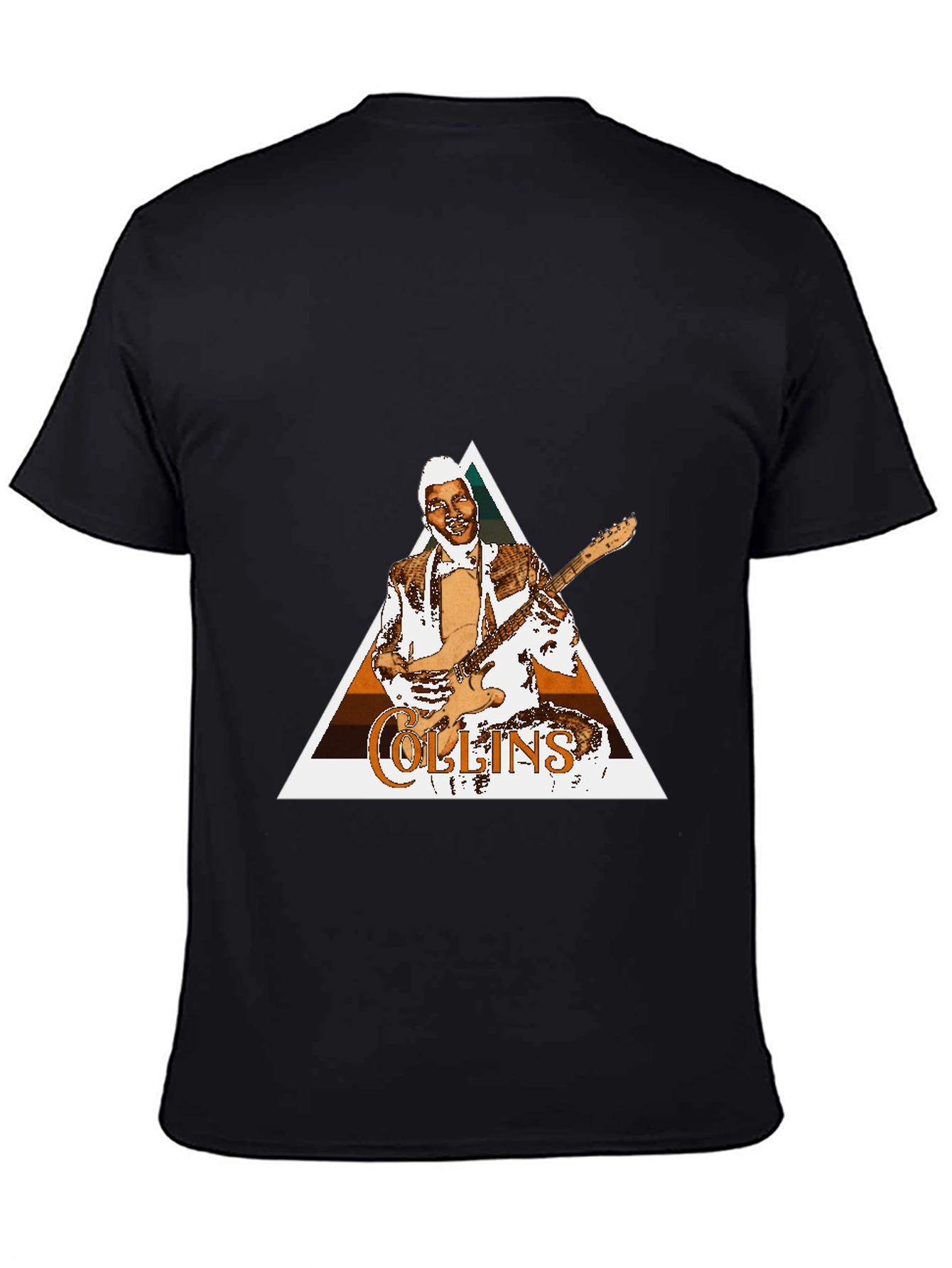 Collins Guitarist T-Shirt - Retro Design