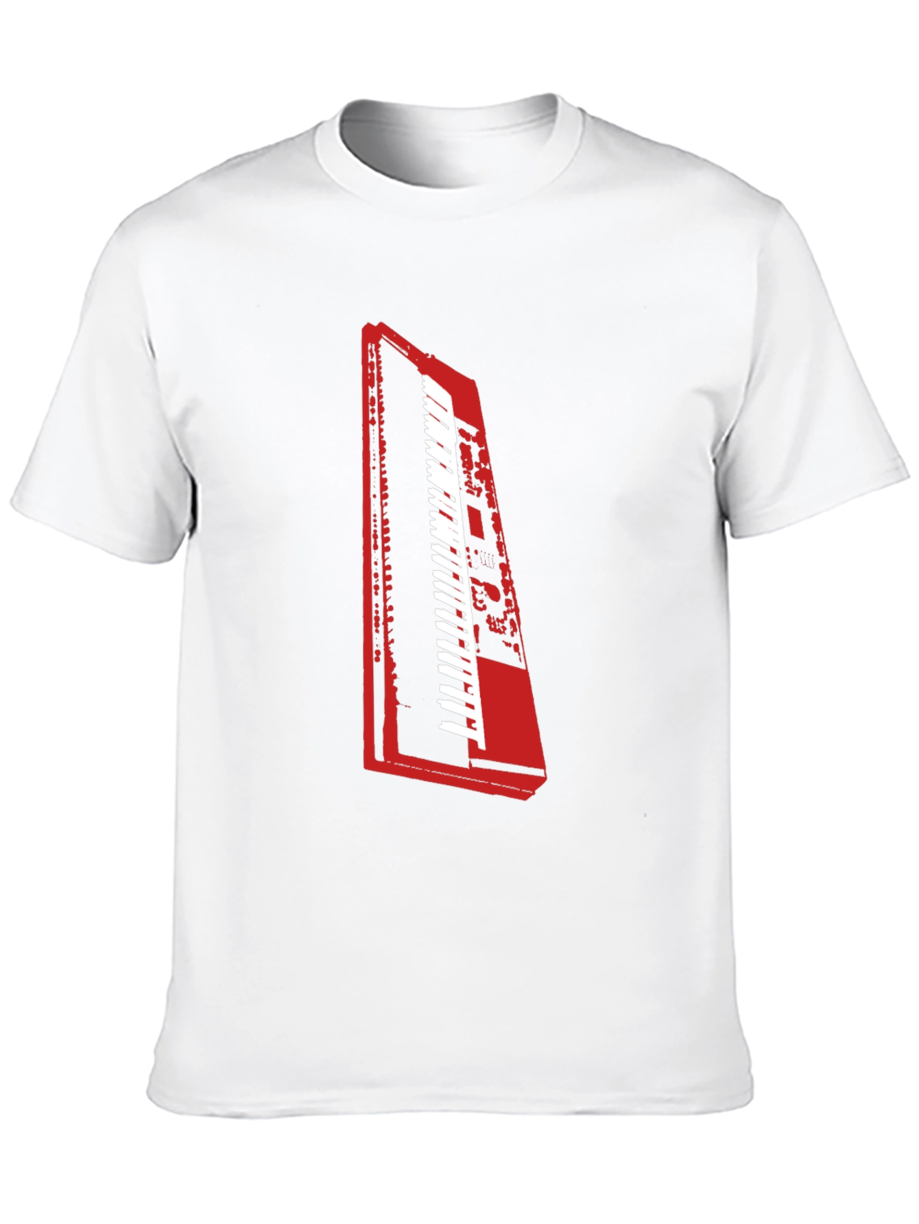 Keyboard Graphic Tee - Music Lover T-Shirt