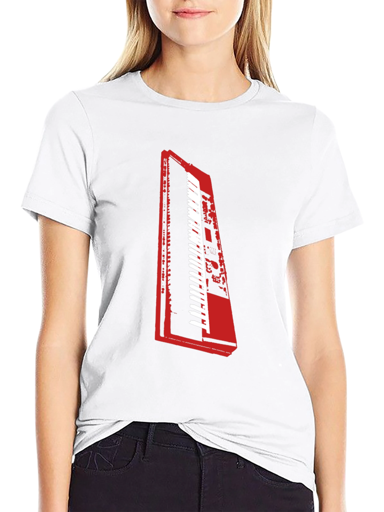 Keyboard Graphic Tee - Music Lover T-Shirt