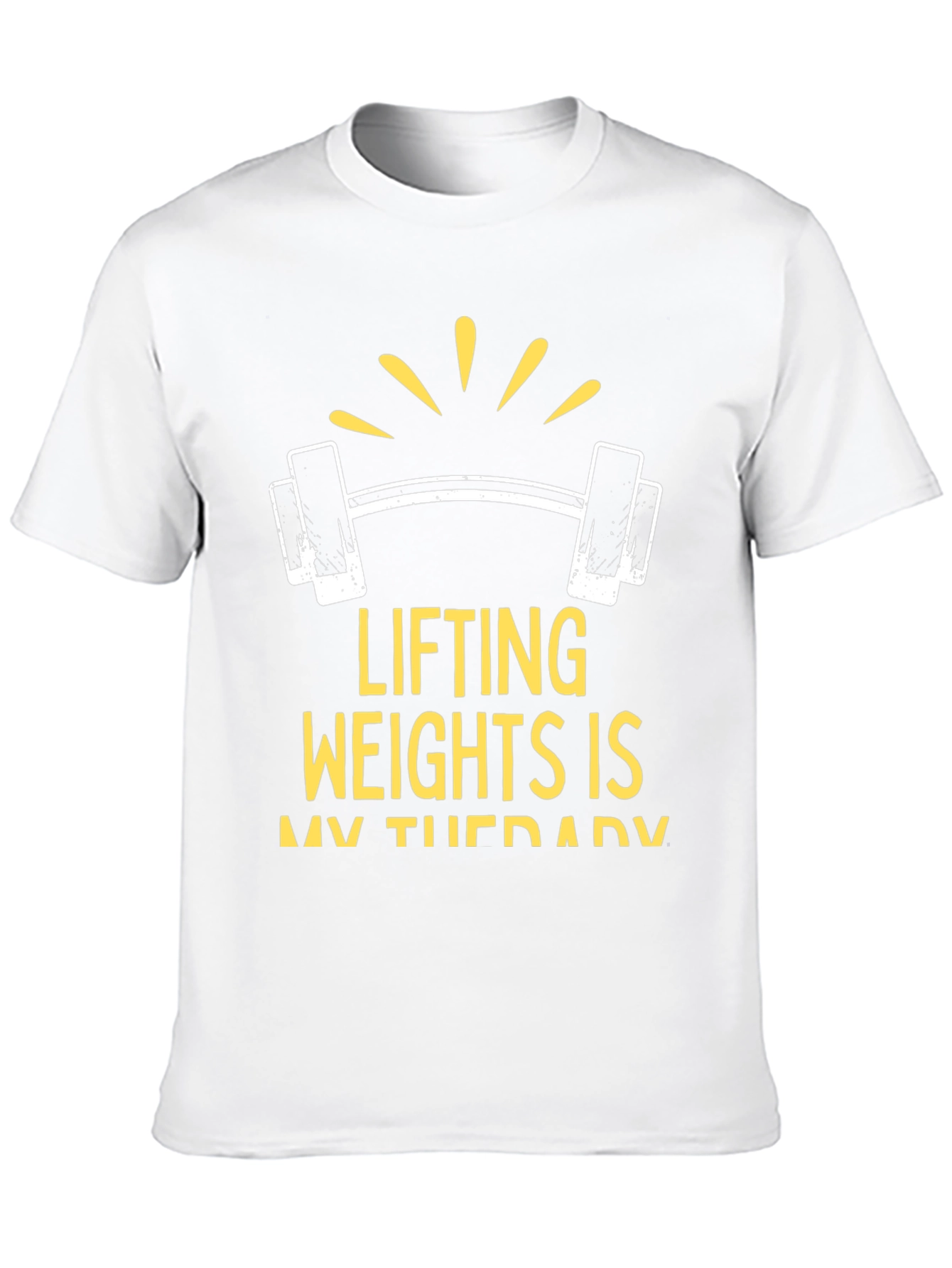 Lifting Weights Therapy Graphic T-Shirt