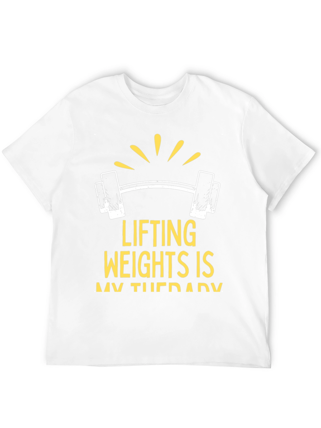 Lifting Weights Therapy Graphic T-Shirt