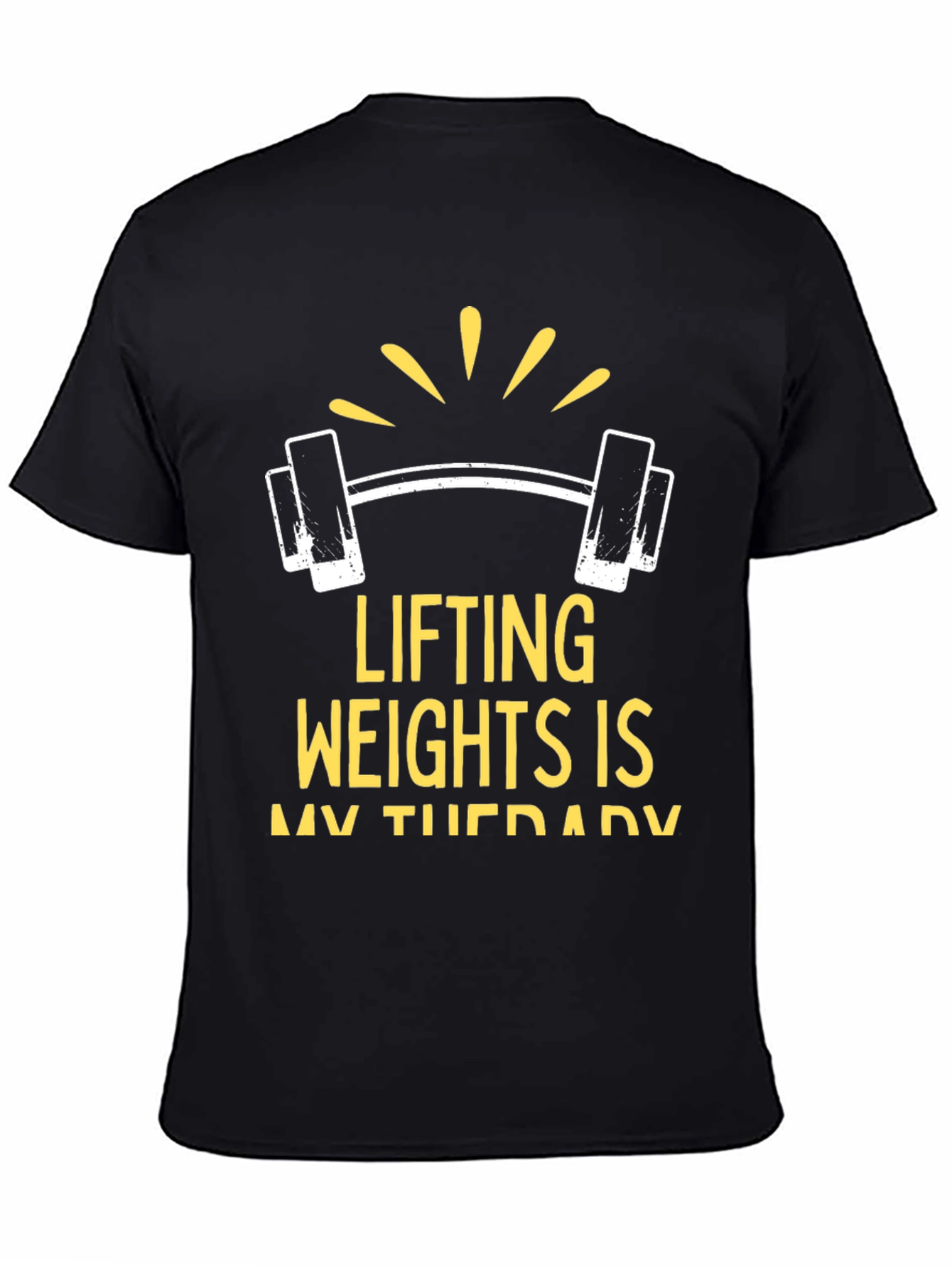 Lifting Weights Therapy Graphic T-Shirt
