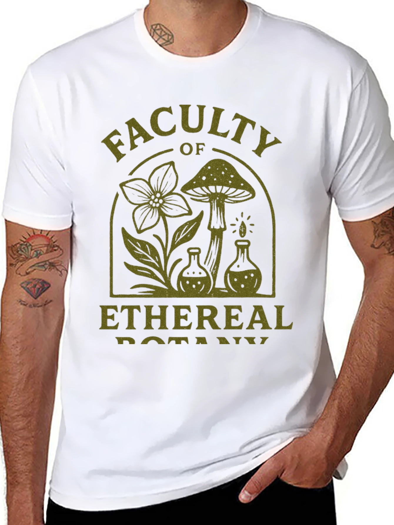 Faculty of Ethereal Botany Graphic Tee