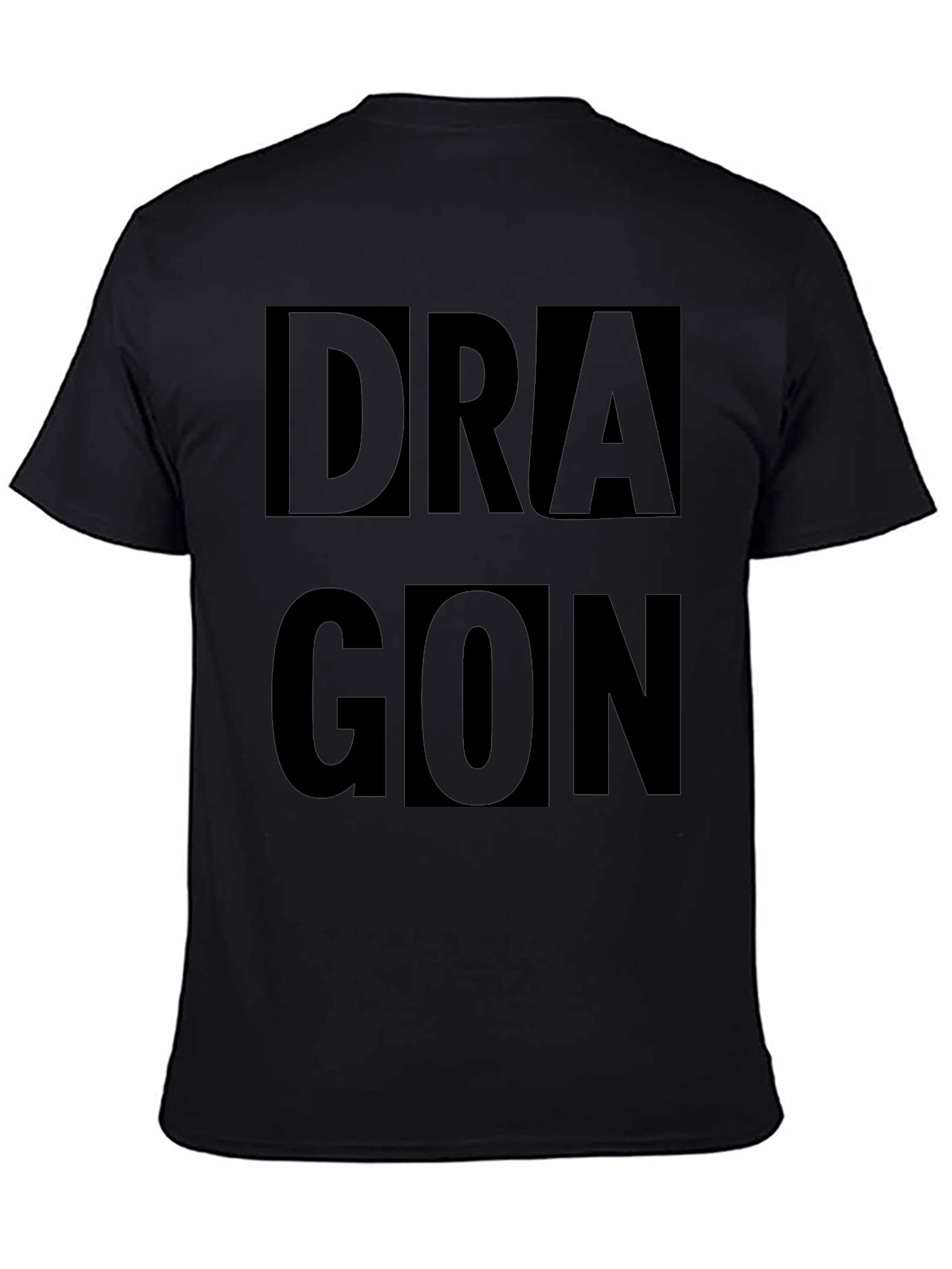 Dragon Graphic Tee - Bold & Black