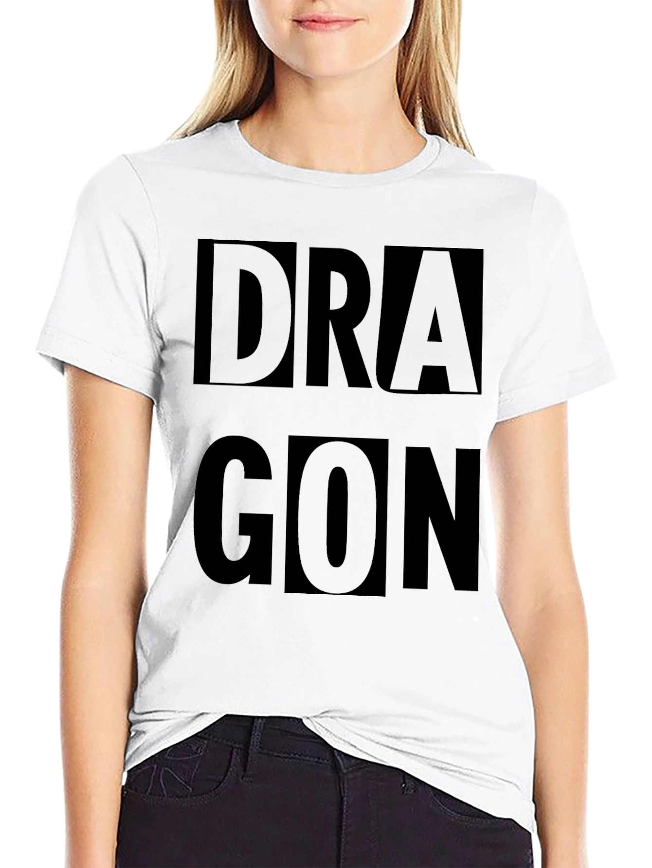 Dragon Graphic Tee - Bold & Black