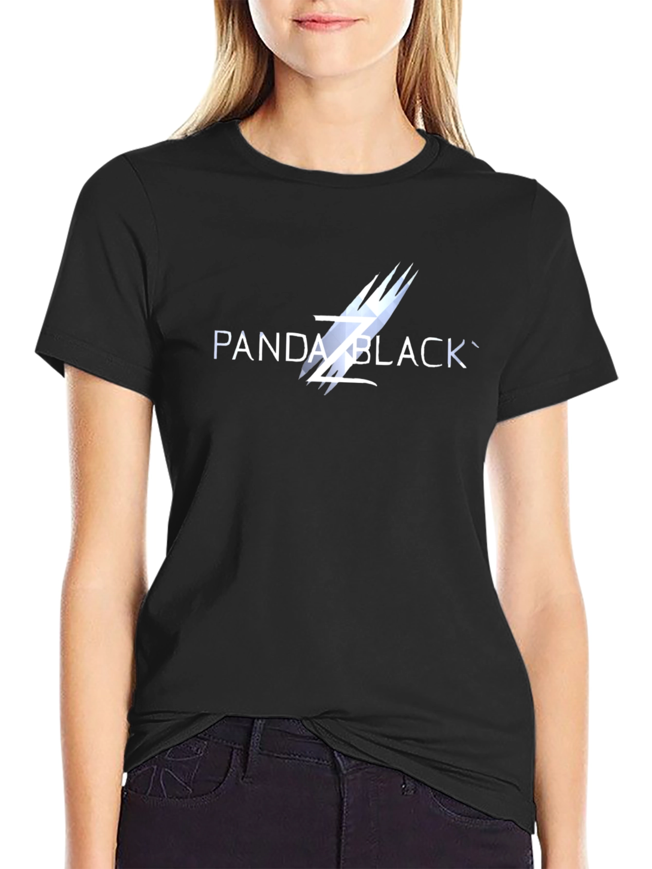 Panda Black Graphic Tee - Stylish Cotton Comfort