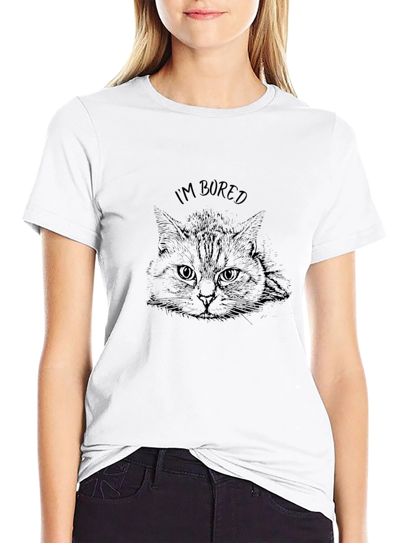 Im Bored Cat T-Shirt
