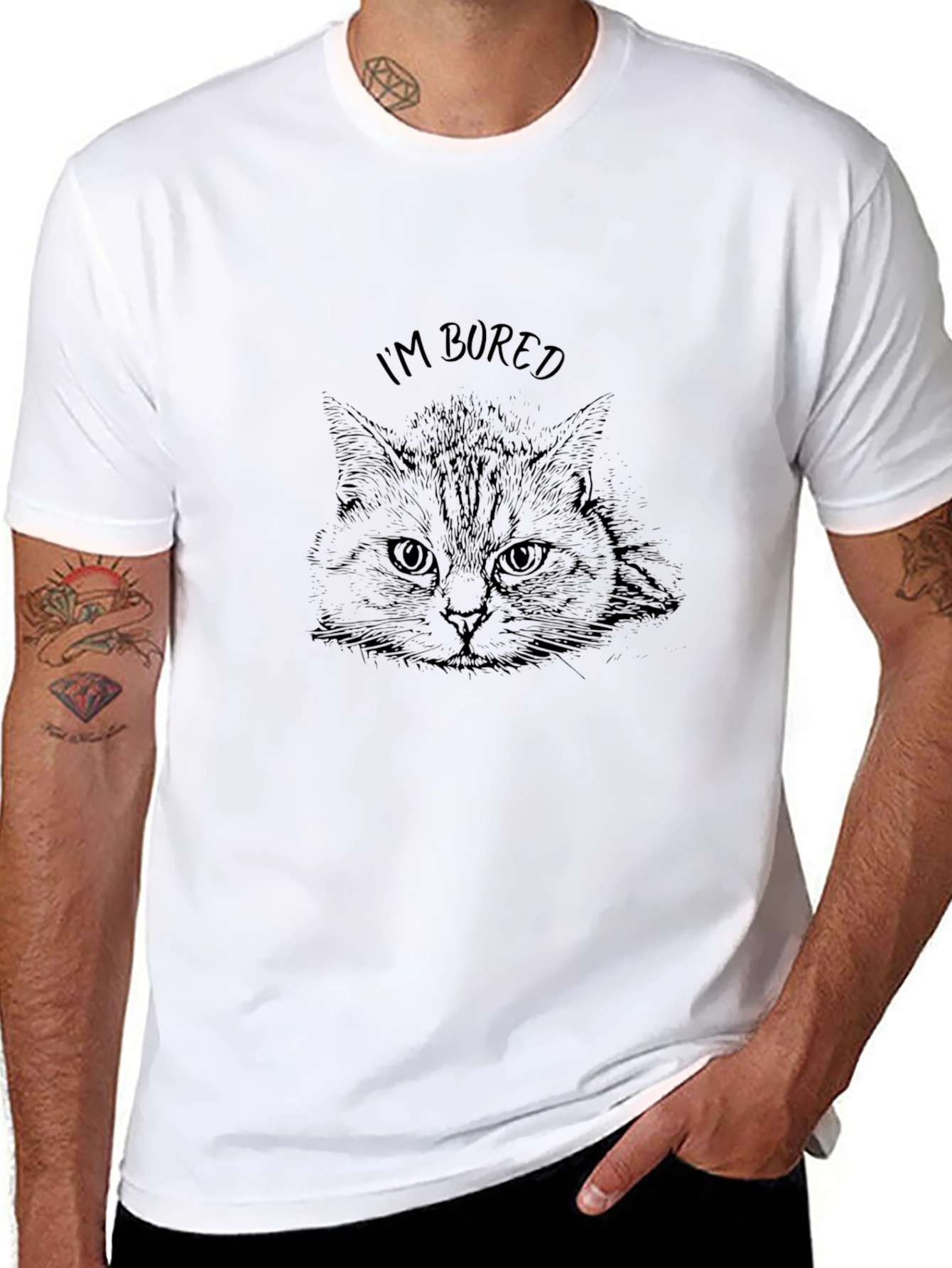 Im Bored Cat T-Shirt