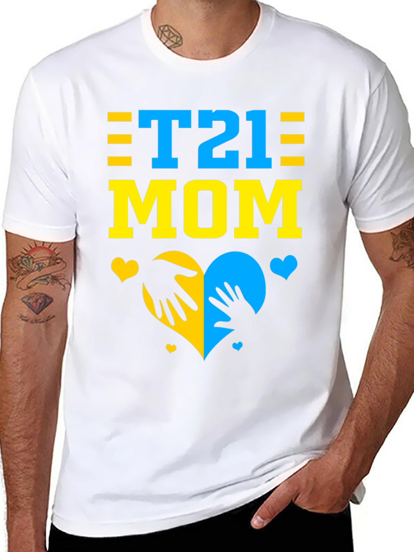 T21 Mom T-Shirt - Down Syndrome Awareness