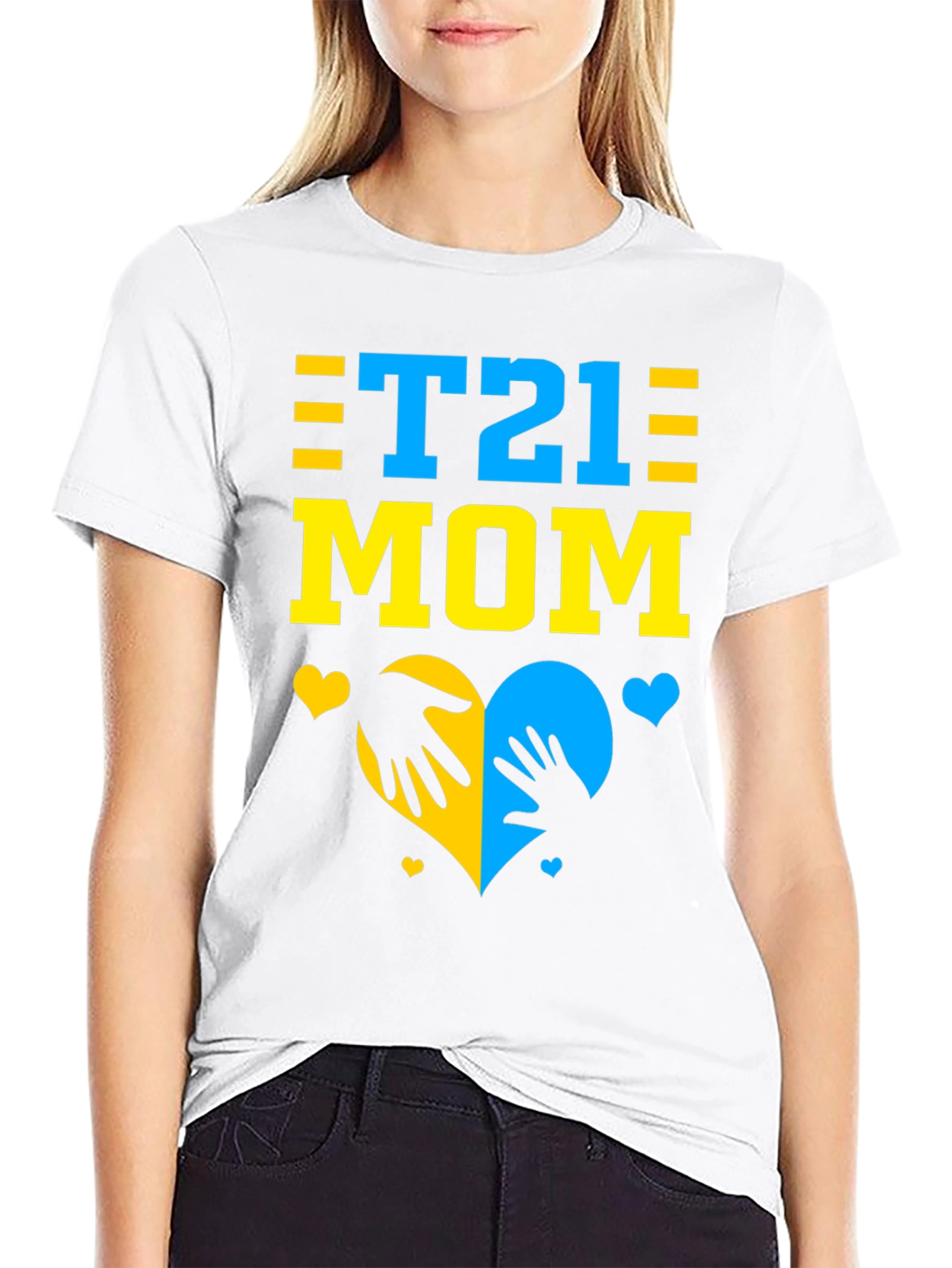T21 Mom T-Shirt - Down Syndrome Awareness