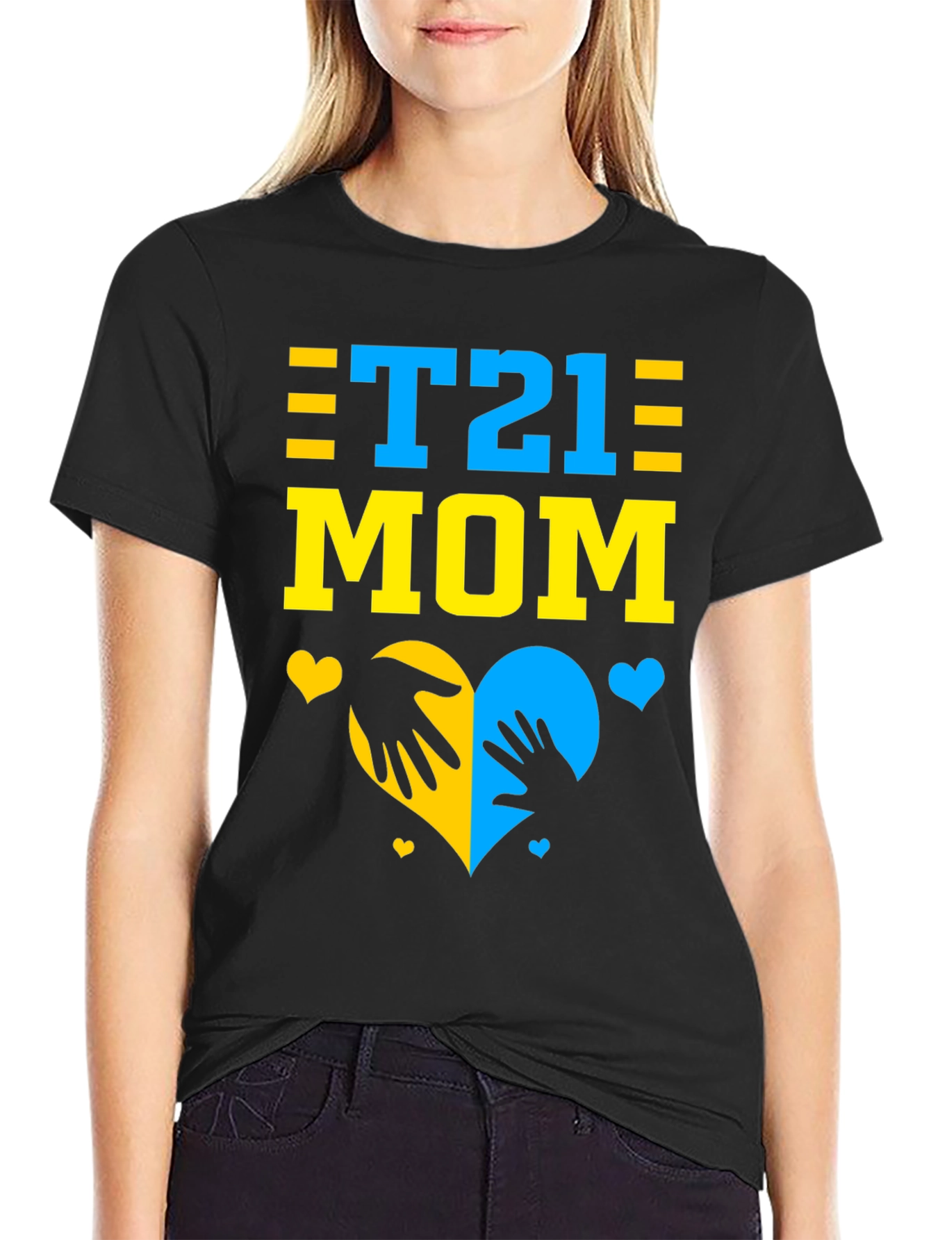 T21 Mom T-Shirt - Down Syndrome Awareness